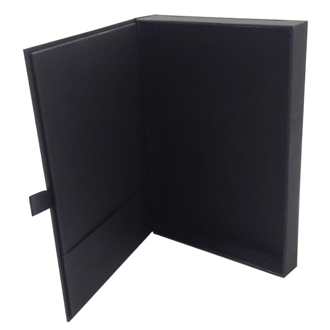 Black Paper Wedding Box For Invitation Cards